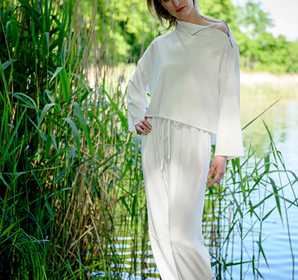 Bamboo Dream in white - Costume Couture Berlini