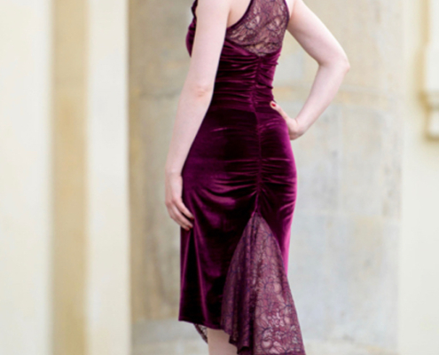 Velvet dress - made by Costume Couture Berlin